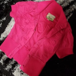 Hot pink "jacket"